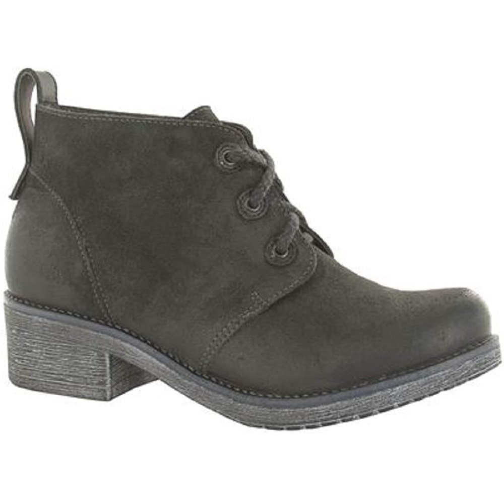 Naot grey suede booties size 41